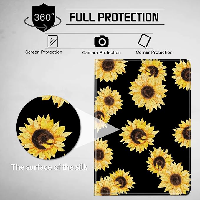 for All-New Fire HD 10 Tablet Case (13th Generation 10.1 inch 2023 Release) with Adjustable Stand &amp Auto Wake/Sleep Feature Smart Protect Cover Case - American Flag