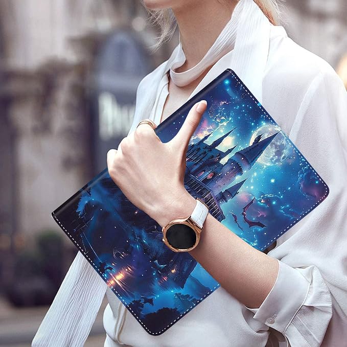 Case for New iPad (A16) 11th Generation 11 Inch 2025for iPad 10th Generation 2022 10.9 Inch Multi-Angle Stand Smart Cover Shockproof with Auto Wake/Sleep ，Starry Sky