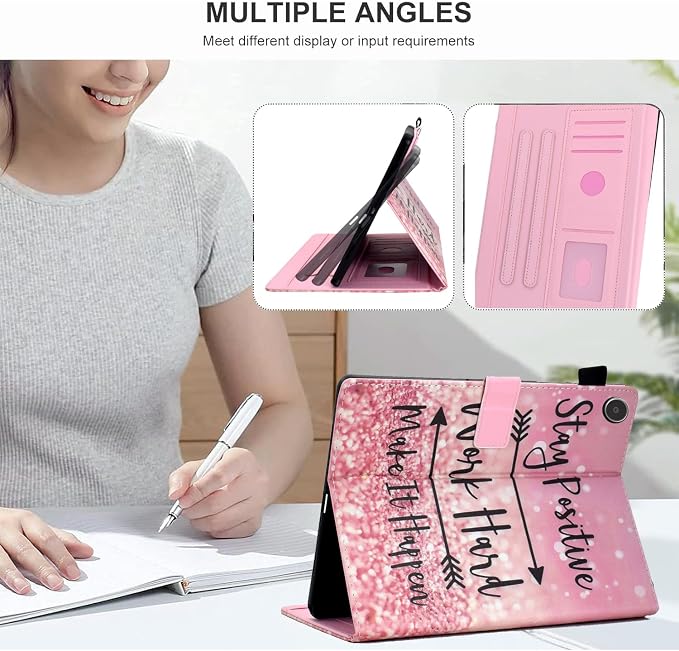 Funut for Amazon Kindle Fire Max 11 Tablet Case (13th Generation 2023 Release) Premium PU Leather Folding Stand Cover Case for Kindle Fire 11 Tablet with Auto Wake/Sleep Purple Butterfly