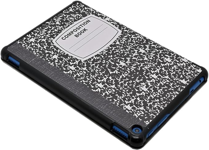 Case for Amazon Fire HD 8 Tablet (12th/10th Generation 2024/2022/2020 Release) &amp HD 8 Plus Multi-Angle PU Leather Protective Stand Cover with Auto Wake/Sleep Bookish Book Lovers