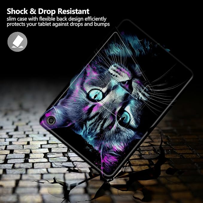 iPad 10.2 Case 2021-2019Atercolor Koala | 360° rotating stand case with auto sleep/wake slim protective cover for iPad 10.2 9th/8th/7th Gen
