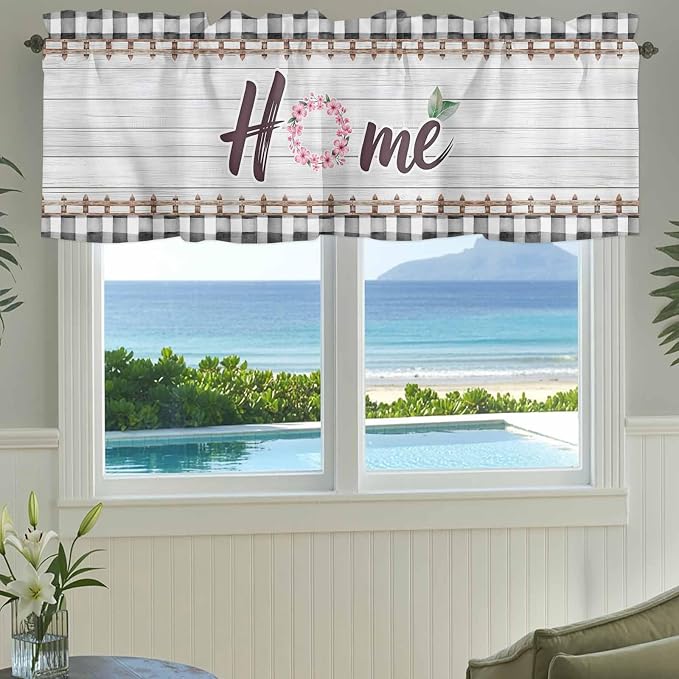 Spring Flowers Curtain Valances