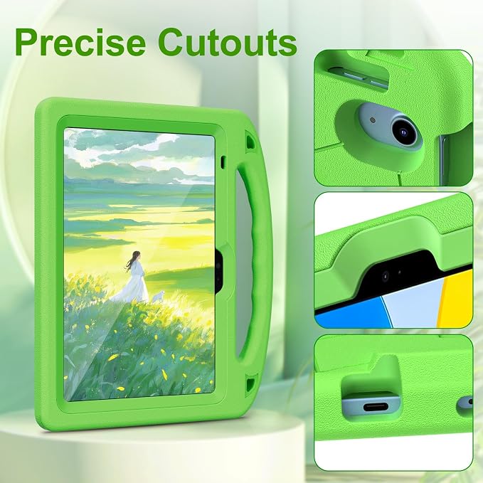 Kids Case for iPad 9th/8th/7th Gen. (10.2-inch 2021/2020/2019) | Shockproof Cover with Built-in Screen Protector and Stand Black