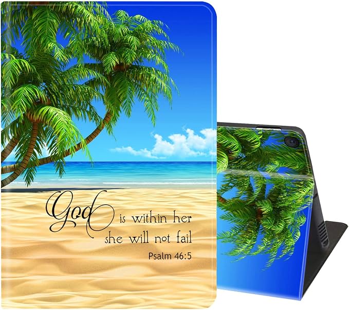 for Samsung Galaxy Tab A8 10.5 2022 Slim Case with Adjustable Stand Cover with Auto Wake/Sleep Smart Cover for Samsung Galaxy A8 10.5 Inch（SM-X200/X205/X207）- Black and White Skull Head Tree