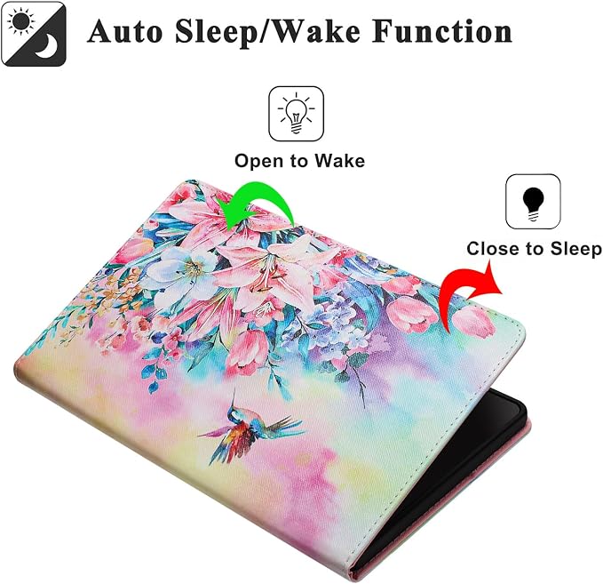 Case for Amazon Fire Max 11 Tablet (13th Generation 2023 Release) Auto Wake/Sleep Premium PU Leather Folding Stand Cover with Pen Holder &amp Multiple Viewing Angles - Beach