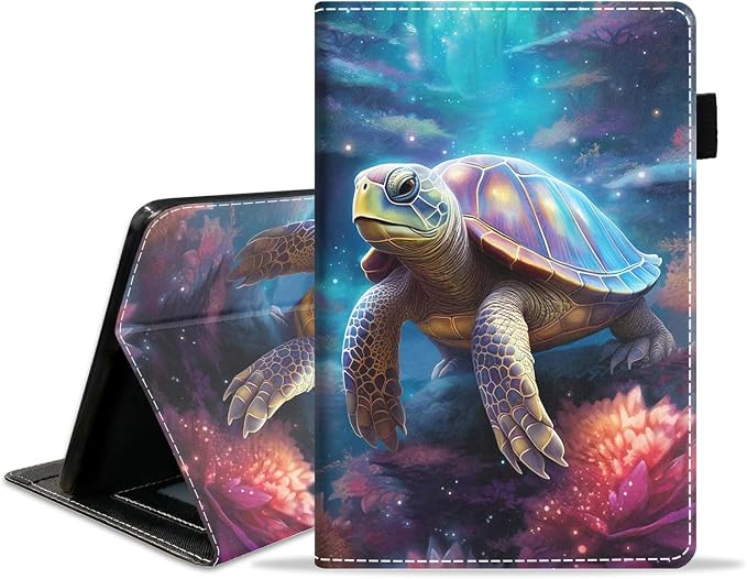 Case for Amazon Kindle Fire HD 8/Fire HD 8 Plus Tablet (12th/10th Generation 2024/2022/2020 Release) - PU Leather Folio Cover with Smart Auto Wake/Sleep Bald Eagle