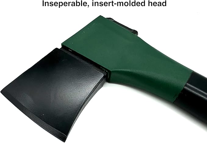 Edward Tools 14" Hatchet - Perfect for Logs, Firewood, Kindling, Hiking, Outdoor - Sharp, Durable, Balanced, Ergonomic Handle - Small Camping Axe