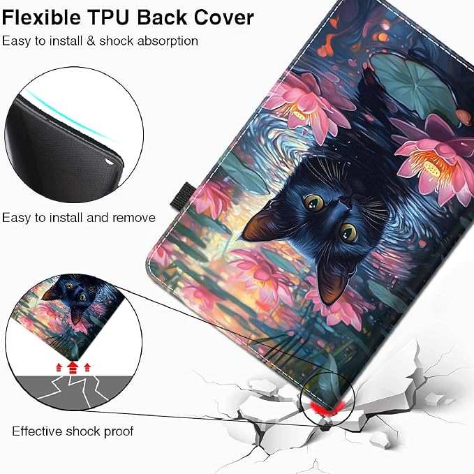 Case for Amazon Kindle Fire Max 11 Tablet (13th Generation 2023 Release) - Slim Fit Standing Cover with Auto Sleep/Wake for All-New Fire 11 Max Tablet Peach Blossom