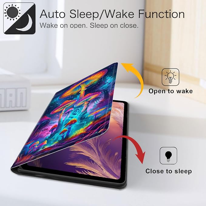 for iPad 11th Generation (A16 2025) 11 / iPad 10th Gen 10.9 2022 Case 360° Rotating PU Leather Stand Cover with Auto Sleep/Wake Shockproof TPU Backl Two Dragons Fighting