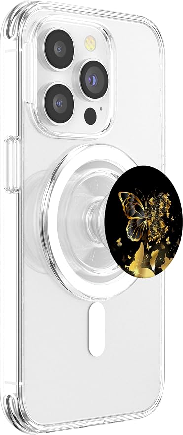 Butterfly Ladies Butterfly Decoration Golden Butterfly PopSockets Adhesive PopGrip