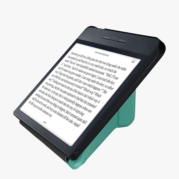 kwmobile Cover for Kobo Libra H2O Case - Slim PU Leather eReader Cover with Stand and auto Sleep funktion - Dark Blue