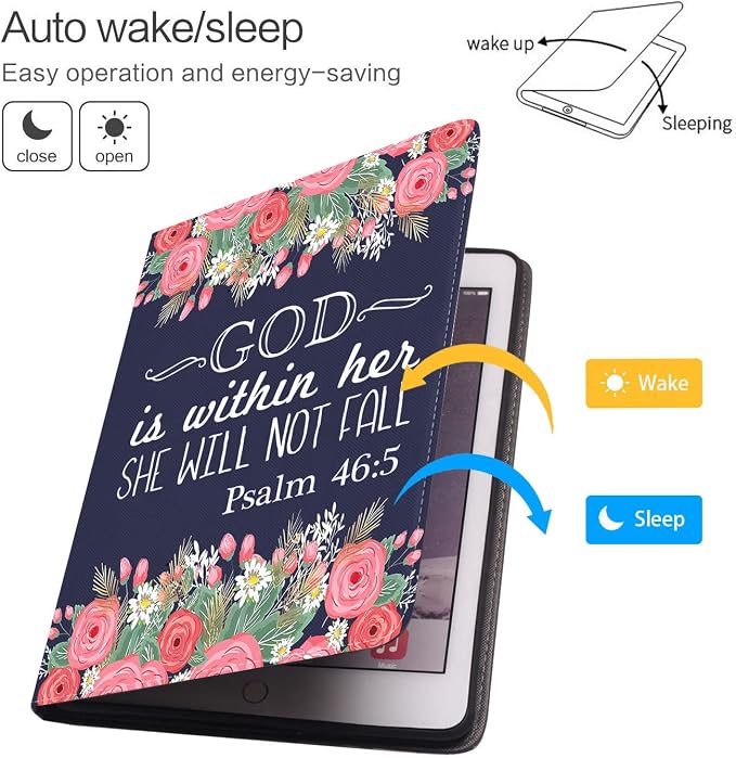 for iPad Mini 6 2021 Case Protective Leather Case Adjustable Stand Auto Wake/Sleep Smart Case for iPad Mini 6th Generation 8.3 Inch - Bible Verse Jeremiah 29:11