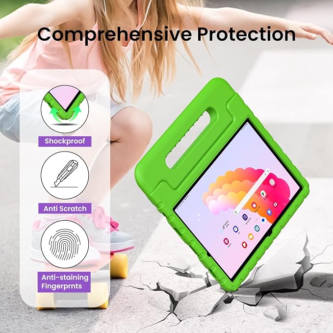 Kids Case for Samsung Galaxy Tab A11+/A9+ Plus 11 Inch 2025/2023 Tablet | Foldable handle highly durable odorless and easy to install suitable for children's learning and play.