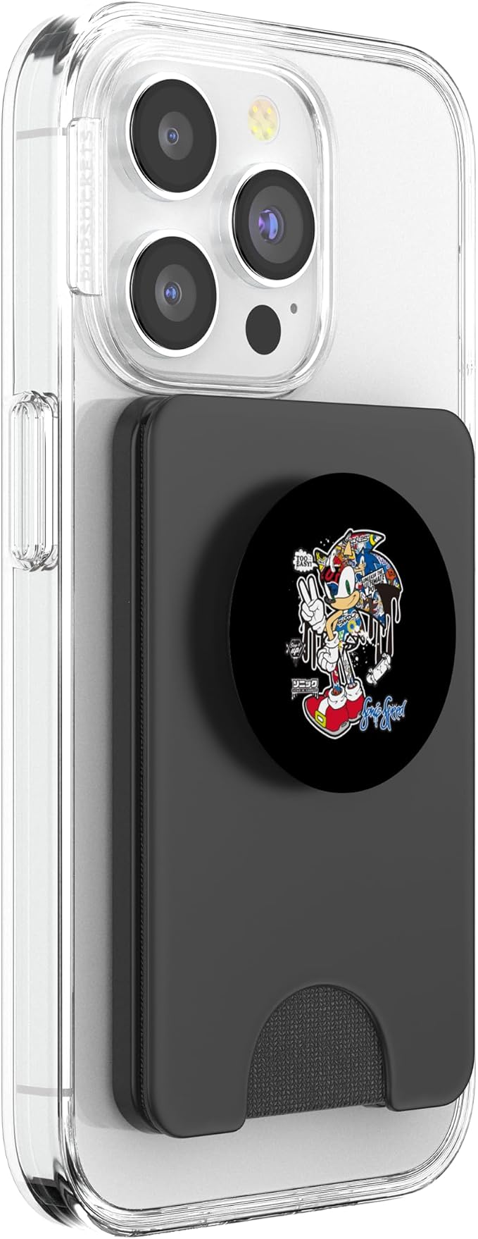 Sonic the Hedgehog Sticker Sonic Speed PopSockets PopWallet for MagSafe