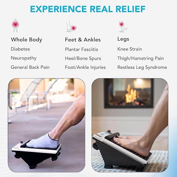 MedMassager Foot & Body Plus Combo| Deep Tissue Massage Therapy Units, at-Home Massager, Dual Speed Motors | Reduces Pain & Improves Blood Circulation | MMF07 & MMB06