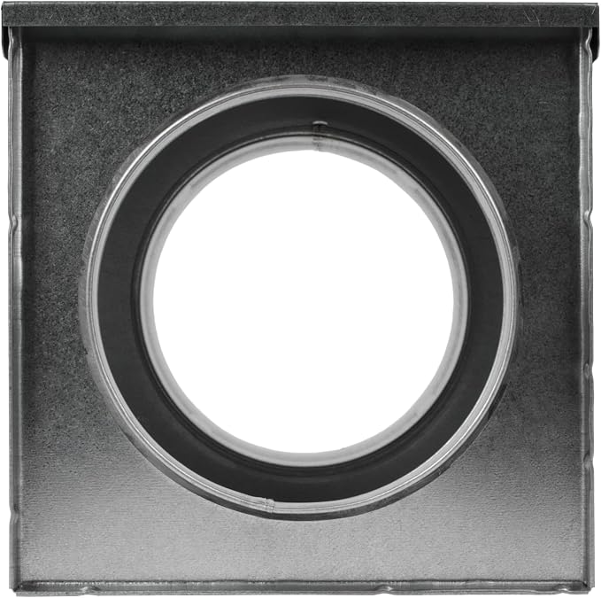 Repa Market 6" Duct Air Filter Box – Galvanized Steel Inline Dryer Filter