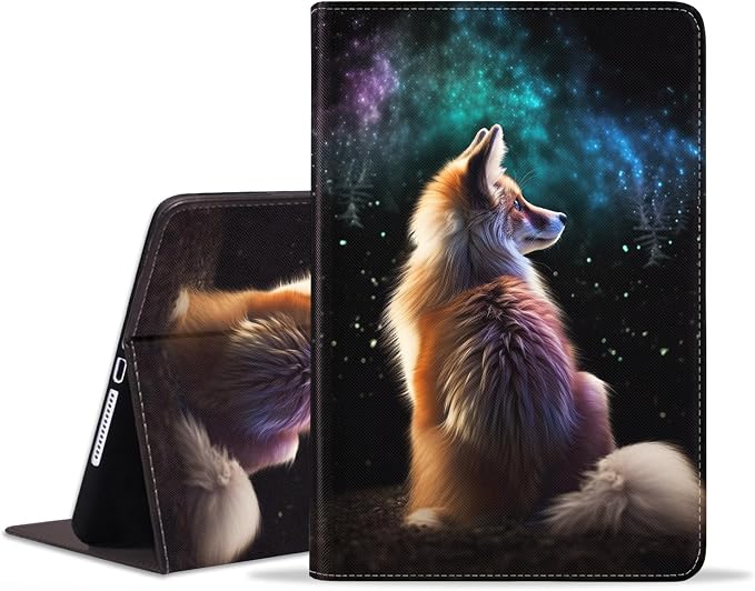 Case for Samsung Galaxy Tab S10 Lite/ S10 FE/ S9 FE 5G 10.9 Inch/ S9 11 Inch - Slim PU Leather Folding Stand Folio Cover with Auto Sleep/Wake - African American Girl