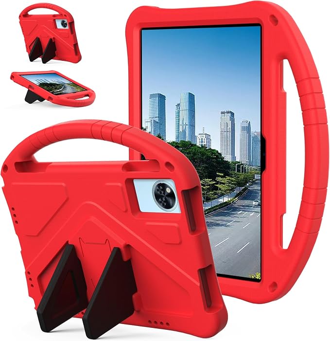 YRH Kids Case for Lenovo Idea Tab 11 inch Tablet 2025 Model TB336FU EVA Shockproof with Stand Handle Black