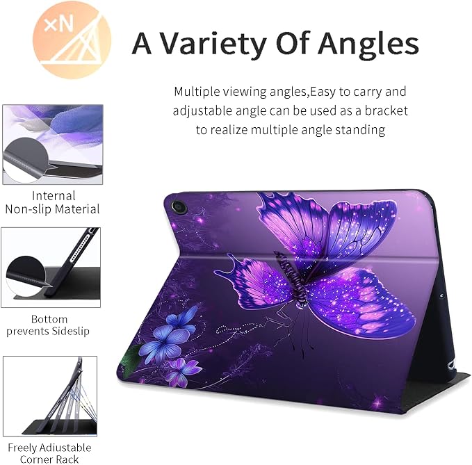 DEGDFSGR for Amazon Fire HD 10 Tablet 10 Plus Tablet Case (13th/11th Generation 2023/2021 Release) with Adjustable StandAuto Sleep/Wake for Kindle Fire 10 Case 10.1 inchAmerican Flag Sunflower Cross