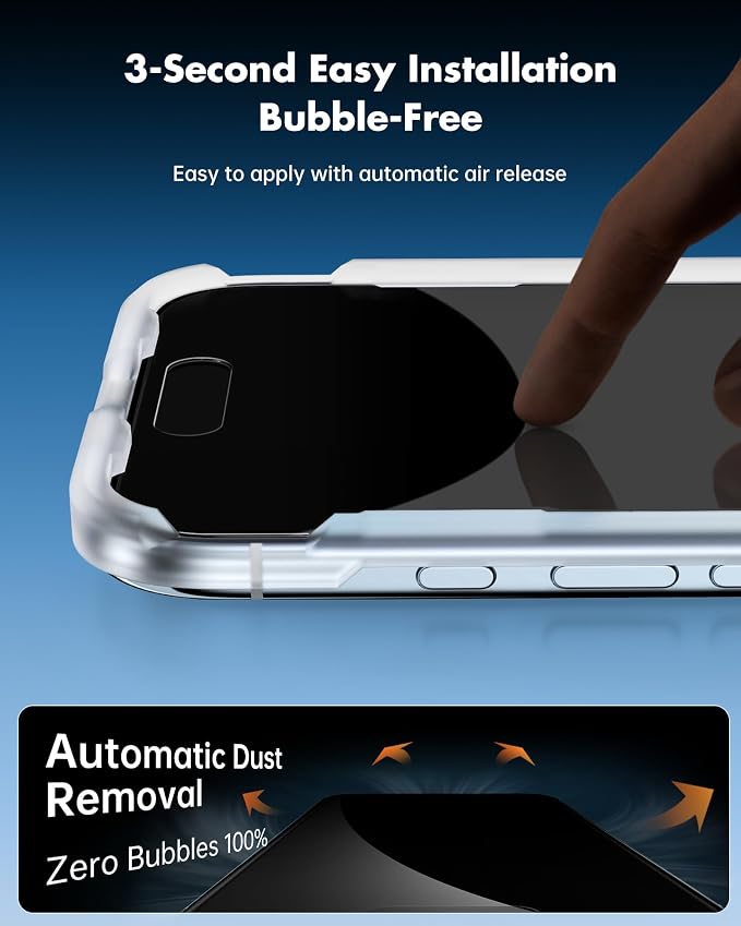 UNBREAKcable 2 Pack Privacy Screen Protector for iPhone 11 Pro Max/Xs Max Shatterproof Tempered Glass [True 28°Anti Spy] [9H Hardness] [Easy Installation] Protector for Apple 6.5