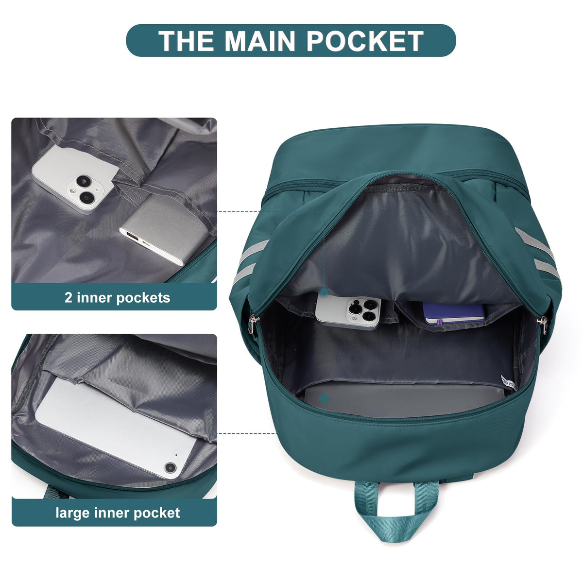 coofay Gym Backpack for Women Waterproof Backpack with Shoe Compartment Lightweight Travel Backpacks Workout Sports Backpacks Large Gym Bag