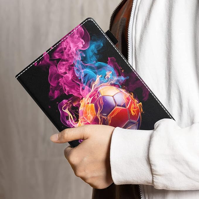 Case for Amazon Kindle Fire HD 8/Fire HD 8 Plus Tablet (12th/10th Generation 2024/2022/2020 Release) - PU Leather Folio Cover with Smart Auto Wake/Sleep Bald Eagle