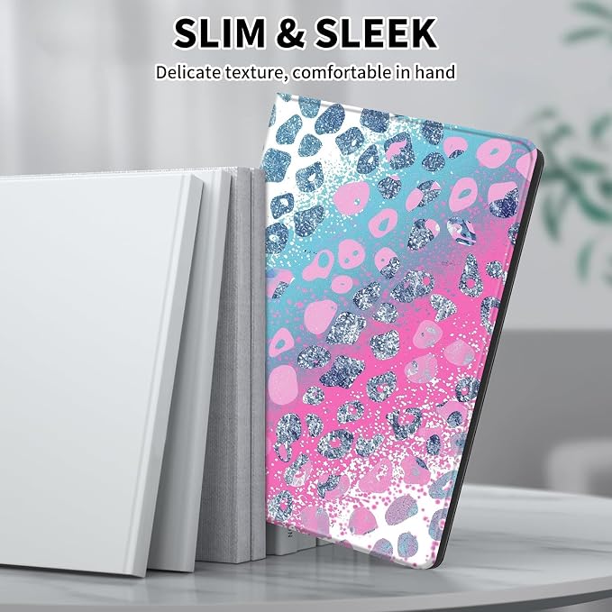 Case for Microsoft Surface Pro 11/10 / 9 13 InchPU Leather Cute Slim Folio Adjustable Stand Cover Case for Surface Pro 11th Edition AIAutumn Red Forest