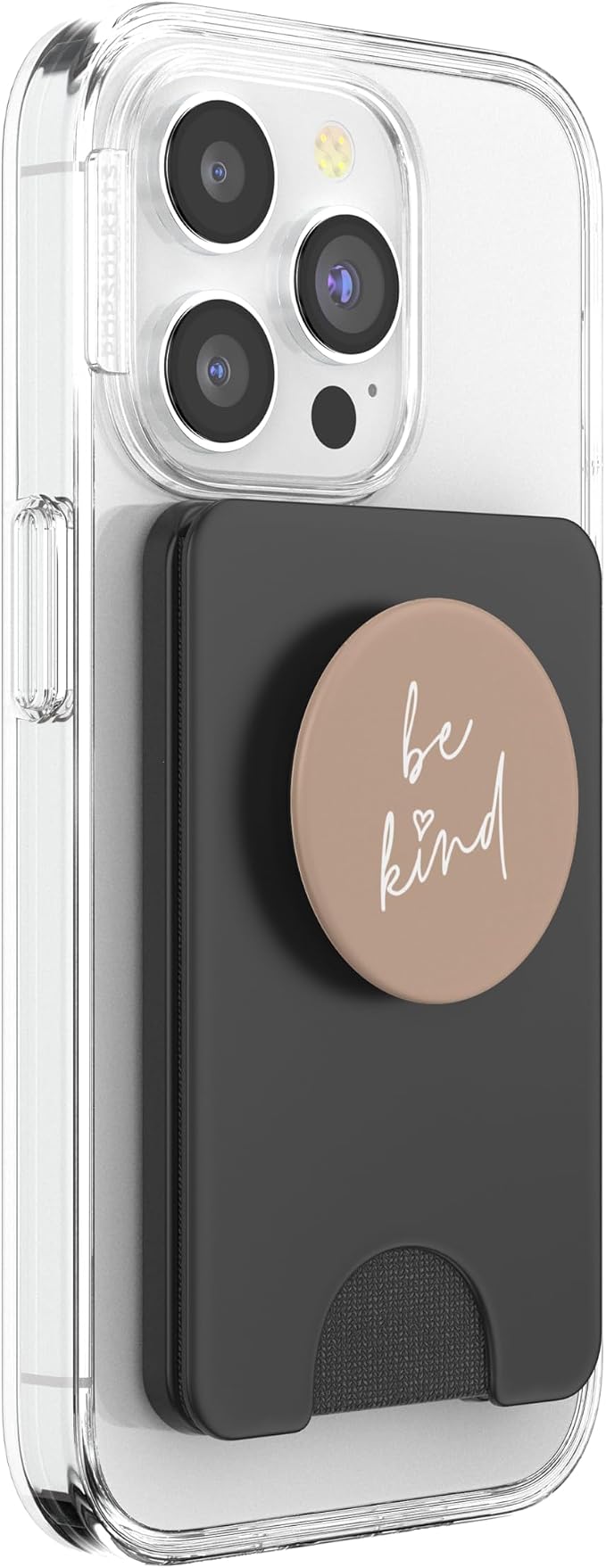 Be Kind - Cute Positive Inspirational Saying (Sand Beige) PopSockets Adhesive PopGrip