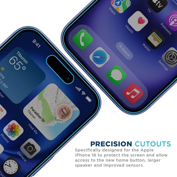 Tech Armor Privacy Glass for iPhone 16e 14 13 Pro Screen Protector 1 Pack | Ballistic Anti-spy protection 9H tempered Hard bubble-free install case-friendly Face ID compatible oleophobic coati