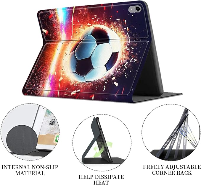 Case for iPad (A16) 11th Generation 11 Inch 2025/ iPad 10th Generation 10.9 Inch 2022 CaseHybrid Slim Multi-Angles Stand Auto Wake/Sleep Cover-Beach Sunset