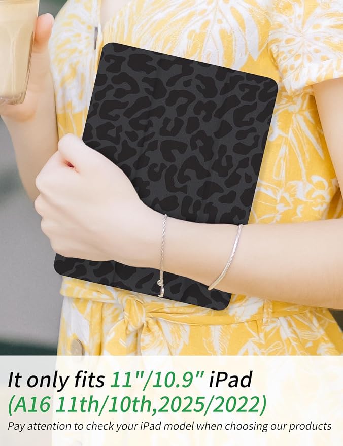 Case for iPad 9th/ 8th/ 7th Generation Case 10.2&amp10.5 Inch (2021/2020/2019 Release) Slim Lightweight Soft Trifold Back Cover with Pencil Holder &amp Auto Sleep/Wake CoverBeige Checkered