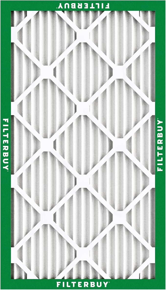 Filterbuy 16x30x1 Air Filter MERV 8 Essential Dust & Allergy Defense,