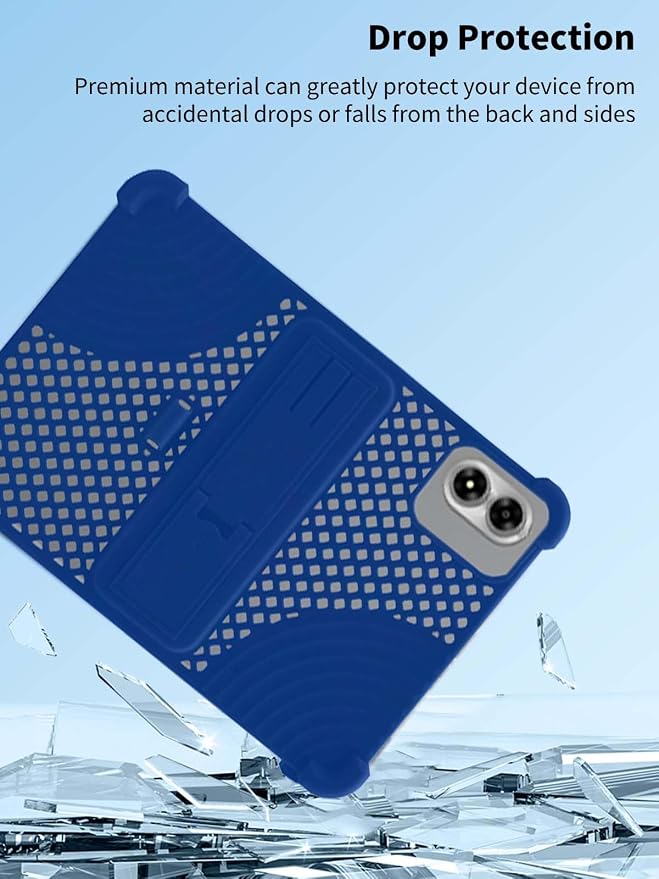 Case for UMIDIGI G1 Tab Tablet 10.1inchNOUKAJU Tablet Protection Case(with Pen)Adjustable BracketSoft SiliconeSilicone Protection Cover for UMIDIGI G1 Tab(Blue)