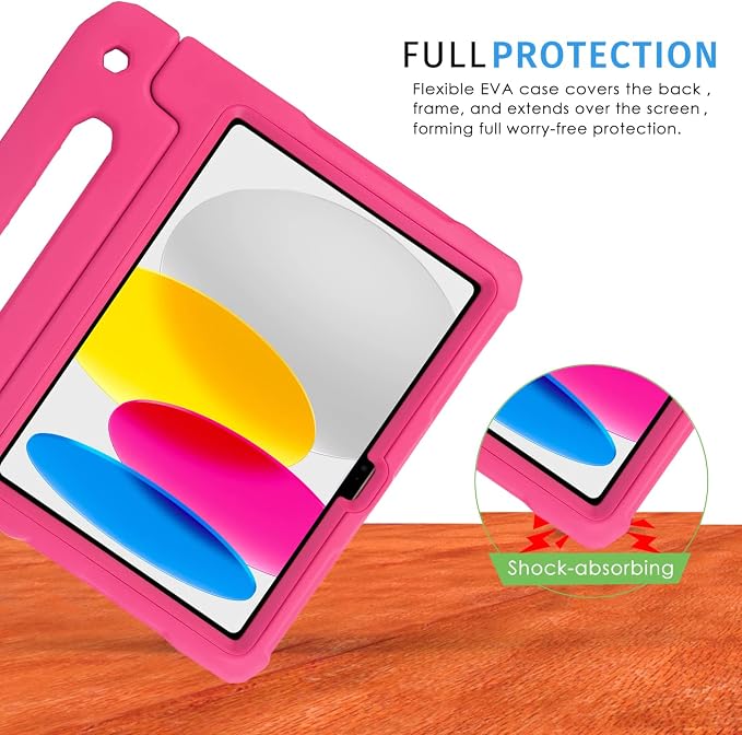 HDE Kids Shockproof Case Built-in Screen Protector for iPad 10th Gen 10.9