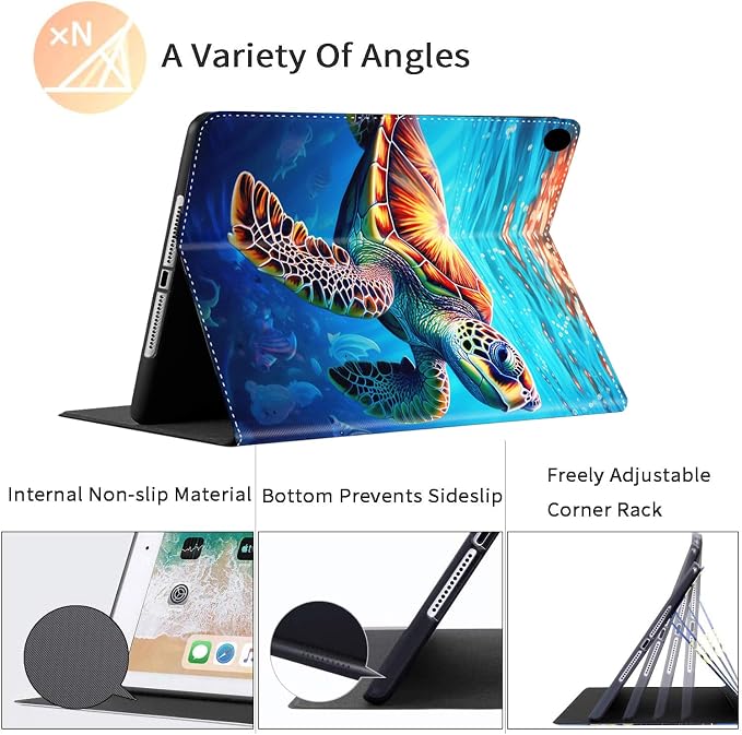Case for Samsung Galaxy Tab A9 Plus 11 Inch 2023 Durable Shockproof Protective Cover for Samsung Tablet A9+ 11 / 10.9 (SM-X210/X216/X218)，Blue Dragon