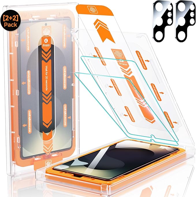 2+2 Packs for iPhone 17 Pro Privacy Screen Protector with Camera Protector | TOP 9H+ Tempered Glass [Zero Bubble][10X Military Protection] Anti Spy 17 ProMax Tempered Glass Full CoverageCase-Friendly