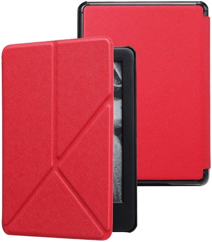 Case for 6 Kindle 11th Generation 2024/2022 Standing Origami Slim Shell Cover with Auto Wake/Sleep for Kindle 11th Generation 2022/2024 Released E-Reader Black