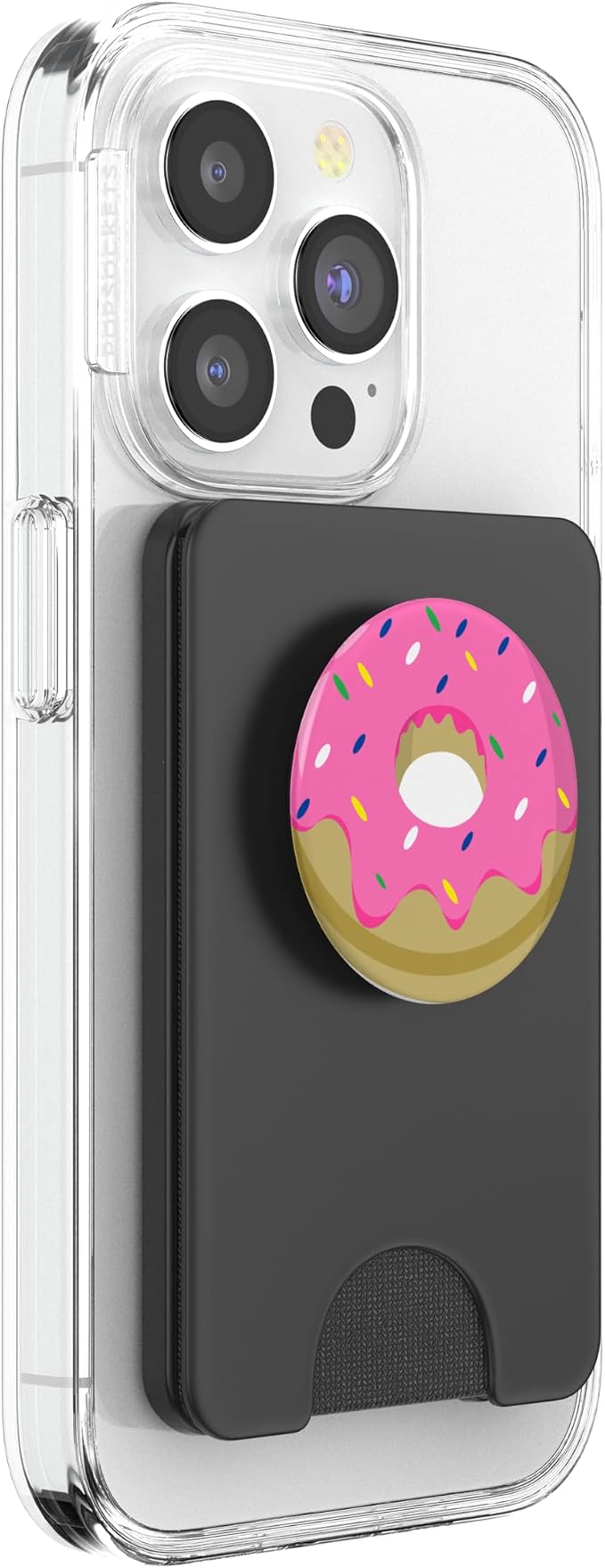 Pink Donut Pop Socket for Phone Cute PopSockets Jelly Donut PopSockets Adhesive PopGrip