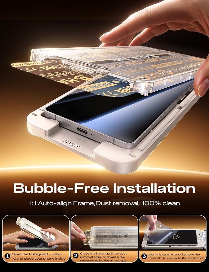 MAGIC JOHN Privacy 3rd Gen for Galaxy S26 Plus Screen Protector Anti Spy | 2Pack 6.7 Inch 25°Anti-Spy 1S Easy Install Auto-Align Screen Bubble Free Support Fingerprint Unlock 9H Tempered Glass