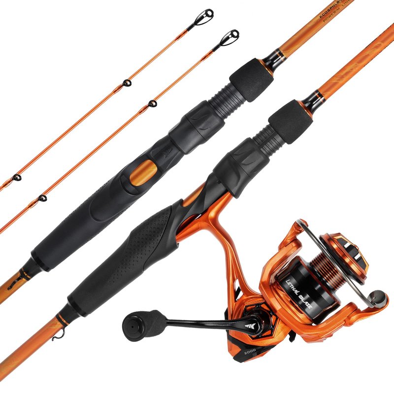 KastKing Lethal Blaze Spinning & Casting Combos-Spin-7'4" Medium-3000 Reel