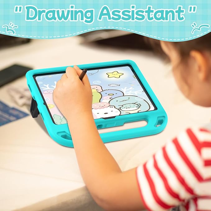 BMOUO Kids Case for Samsung Galaxy Tab A11+ Plus 11” 2026/A9+ Plus 2023 11 inch Tablet with Screen Protector Shockproof Lightweight Stand Handle Galaxy Tab A11 Plus/A9 Plus Case for Kids Black