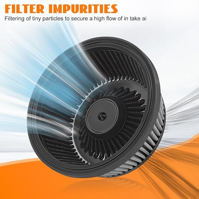 High Flow Air Cleaner Intake Filter Kit Air Filters Cover Drift Style