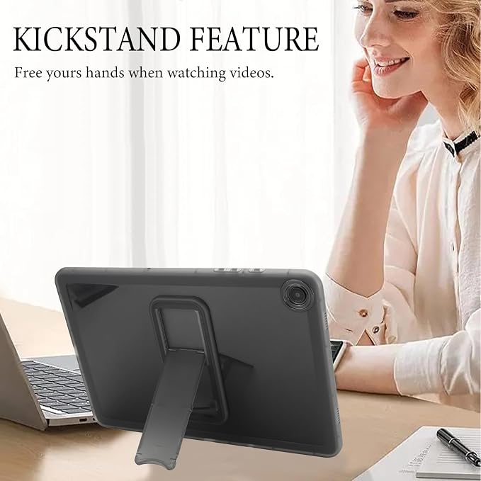 Dteck Case for Samsung Galaxy Tab A 8.0 (2015) Tablet SM-T350/355/357 Case 8 Inch PU Leather Lightweight Folio Case with Card Slots/Stand Features Cute Cartoon Protective Cover Purple Butterfly