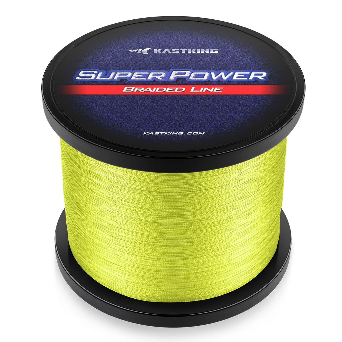 KastKing SuperPower Braid Fishing Line Advanced Superline, 8LB/0.08mm/(300M/327 Yds), Yellow