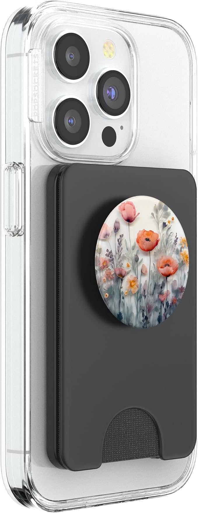 Poppy Flowers Bouquet in Style of Resin Flower PopSockets Adhesive PopGrip