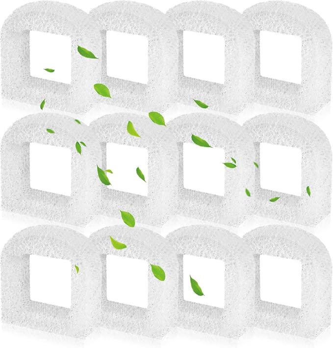 Cat Water Fountain Filters, 12 Pack Pet Fountain Replacement Foam Sponge