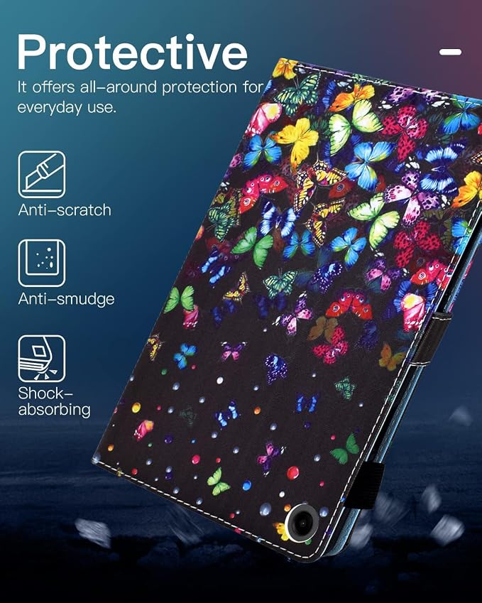 Case for Galaxy Tab A11+ Plus 2026/ A9 Plus 2024 11-Inch Funut PU Leather Folio Cover Multi-Angle Stand with Auto Wake/Sleep Case for Samsung Galaxy Tab A9 Plus/A9+ Tablet Bird