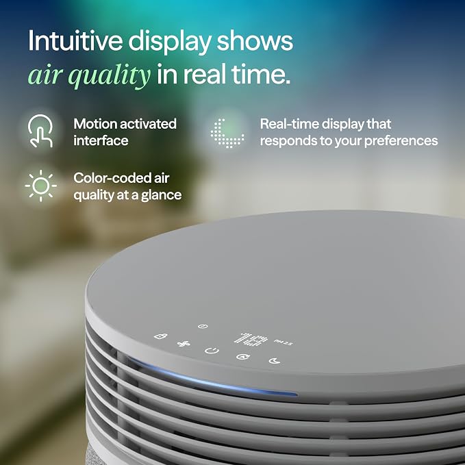 BLUEAIR Air Purifier for Large Rooms & Home