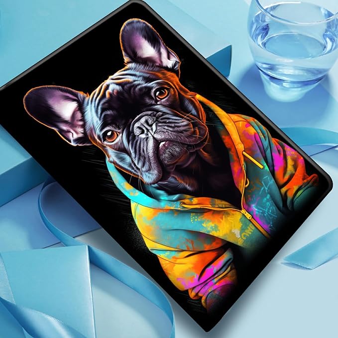 DIGTIALLL Case for Amazon Kindle Fire 7 Inch Tablet (9th/7th/5th Generation 2019/2017/2015 Release) PU Leather Smart Protective Cover with Auto Sleep/WakeBeach Palm Trees