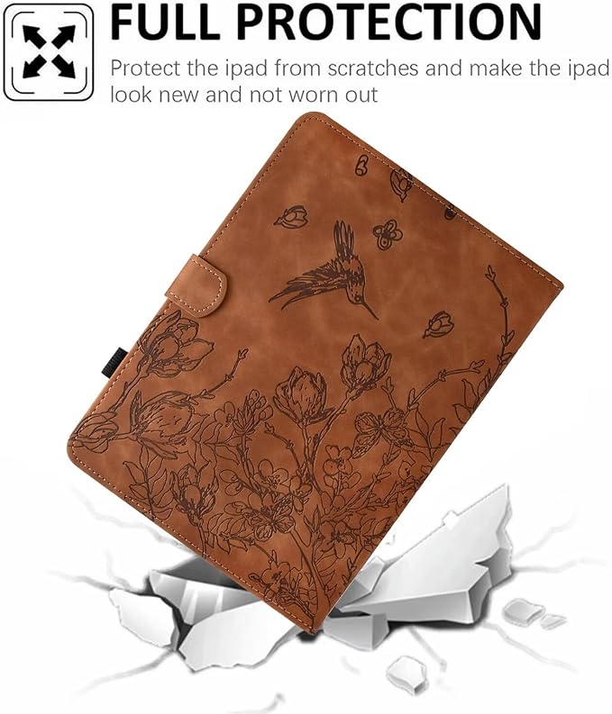 Case for Kindle Fire HD 10 &amp Fire HD 10 Plus 13th/11th Generation 2023 2021 | Synthetic Leather Flip Folio Stand Cover with Auto Wake/Sleep for Kindle Fire HD 10 &amp Fire HD 10 Plus Beach